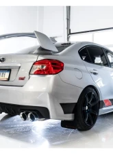 AWE Tuning Touring Edition Exhaust | 3" Diameter | 4" Quad Chrome Silver Quad Tips Subaru WRX 2012-2014|Subaru WRX STI 2013-2021                                     - 3015-42104 - Image 2