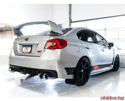 AWE Tuning Touring Edition Exhaust | 3" Diameter | 4" Quad Chrome Silver Quad Tips Subaru WRX 2012-2014|Subaru WRX STI 2013-2021 - 3015-42104