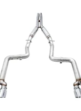 AWE Tuning Track Edition Exhaust | 3" Diameter | 4.5" Quad Chrome Silver Tips Dodge Challenger 2015-2023                                     - 3015-42136 - Image 2