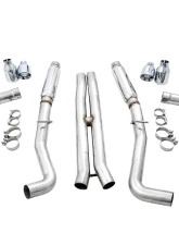 AWE Tuning Track Edition Exhaust | 3" Diameter | 4.5" Quad Chrome Silver Tips Dodge Challenger 2015-2023                                     - 3015-42136 - Image 5