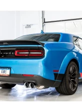 AWE Tuning Track Edition Exhaust | 3" Diameter | 4.5" Quad Chrome Silver Tips Dodge Challenger 2015-2023                                     - 3015-42136 - Image 8