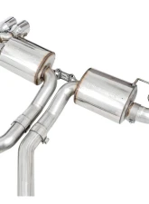 AWE Tuning Non-Resonated Touring Edition Exhaust | 3" Diameter | 4" Quad Chrome Silver Tips BMW M340i 2020-2025|BMW M440i 2022-2025                                     - 3015-42148 - Image 7