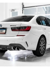 AWE Tuning Resonated Touring Edition Exhaust | 3" Diameter | 4" Quad Chrome Silver BMW M340i 2020-2025|BMW M440i 2022-2025                                     - 3015-42150 - Image 7