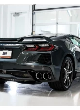 AWE Tuning Touring Edition Exhaust | 3" Diameter | 4.5" Quad Chrome Silver Tips Chevrolet Corvette Stingray 2020-2025|Chevrolet Corvette E-Ray 2024-2025                                     - 3015-42151 - Image 2