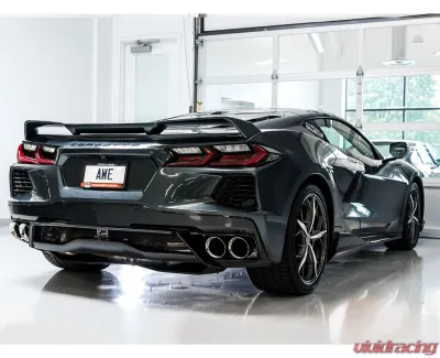 AWE Tuning Touring Edition Exhaust | 3" Diameter | 4.5" Quad Chrome Silver Tips Chevrolet Corvette Stingray 2020-2025|Chevrolet Corvette E-Ray 2024-2025 - 3015-42151