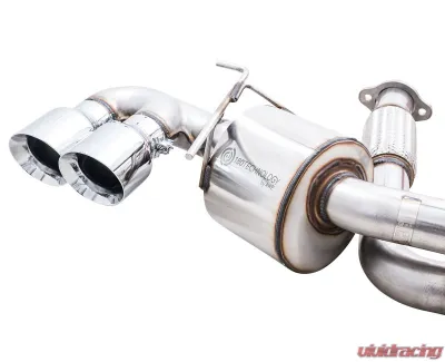 AWE Tuning Touring Edition Exhaust | 3" Diameter | 4.5" Quad Chrome Silver Tips Chevrolet Corvette Stingray 2020-2025|Chevrolet Corvette E-Ray 2024-2025 - 3015-42151
