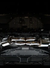 AWE Tuning Touring Edition Exhaust | 3" Diameter | 4.5" Quad Chrome Silver Tips Chevrolet Corvette Stingray 2020-2025|Chevrolet Corvette E-Ray 2024-2025                                     - 3015-42151 - Image 7