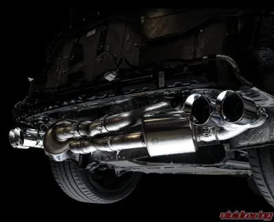 AWE Tuning Touring Edition Exhaust | 3" Diameter | 4.5" Quad Chrome Silver Tips Chevrolet Corvette Stingray 2020-2025|Chevrolet Corvette E-Ray 2024-2025 - 3015-42151