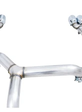 AWE Tuning 0FG Cat Back Split Rear Exit Exhaust | 3" Diameter | 4" Quad Chrome Silver Tips Chevrolet Silverado 1500|GMC Sierra 1500 Limited 2019-2025                                     - 3015-42201 - Image 4