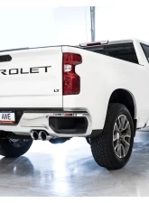 AWE Tuning 0FG Cat Back Split Rear Exit Exhaust | 3" Diameter | 4" Quad Chrome Silver Tips Chevrolet Silverado 1500 2019-2024|GMC Sierra 1500 2019-2025                                     - 3015-42203 - Image 7