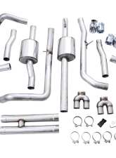 AWE Tuning 0FG Cat Back Split Rear Exit Exhaust | 3" Diameter | 4" Quad Chrome Silver Tips Chevrolet Silverado 1500 2019-2024|GMC Sierra 1500 2019-2025                                     - 3015-42203 - Image 12