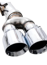 AWE Tuning 0FG Cat Back Split Rear Exit Exhaust | 3" Diameter | 4" Quad Chrome Silver Tips Chevrolet Silverado 1500 2019-2024|GMC Sierra 1500 2019-2025                                     - 3015-42203 - Image 13