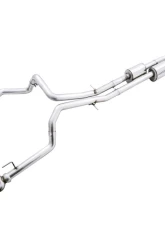 AWE Tuning 0FG Cat Back Exhaust | 3" Diameter | 4" Quad Chrome Silver Tips Chevrolet Silverado 1500 2022-2025|GMC Sierra 1500 2022-2025                                     - 3015-42284 - Image 12