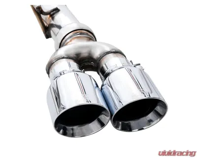 AWE Tuning 0FG Cat Back Exhaust | 3" Diameter | 4" Quad Chrome Silver Tips Chevrolet Silverado 1500 2022-2025|GMC Sierra 1500 2022-2025 - 3015-42284