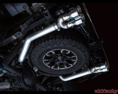 AWE Tuning 0FG Cat Back Exhaust | 3" Diameter | 4" Quad Chrome Silver Tips Chevrolet Silverado 1500 2022-2025|GMC Sierra 1500 2022-2025 - 3015-42284