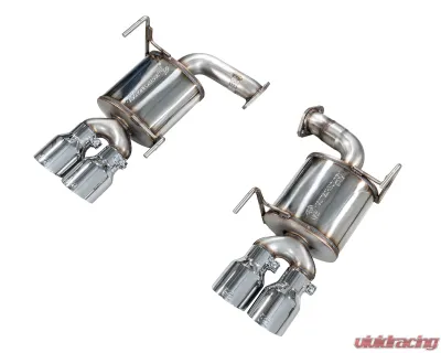 AWE Tuning Touring Edition Axleback Exhaust Chrome Silver Tips Subaru WRX  2022-2025 - 3015-42424