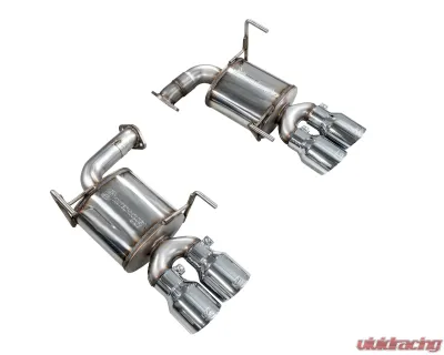 AWE Tuning Touring Edition Axleback Exhaust Chrome Silver Tips Subaru WRX  2022-2025 - 3015-42424
