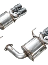 AWE Tuning Touring Edition Axleback Exhaust Chrome Silver Tips Subaru WRX  2022-2025                                     - 3015-42424 - Image 3