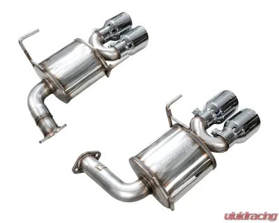 AWE Tuning Touring Edition Axleback Exhaust Chrome Silver Tips Subaru WRX  2022-2025 - 3015-42424