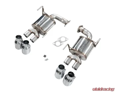 AWE Tuning Touring Edition Axleback Exhaust Chrome Silver Tips Subaru WRX  2022-2025 - 3015-42424