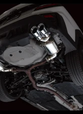 AWE Tuning Touring Edition Axleback Exhaust Chrome Silver Tips Subaru WRX  2022-2025                                     - 3015-42424 - Image 6