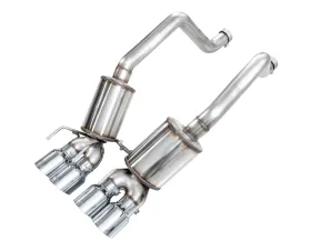 AWE Tuning Touring Edition Axleback Exhaust Chrome Silver Tip Chevrolet Corvette Z06 2006-2013