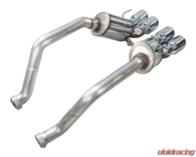 AWE Tuning Touring Edition Axleback Exhaust Chrome Silver Tip Chevrolet Corvette Z06 2006-2013 - 3015-42606