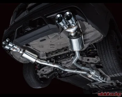 AWE Tuning Touring Edition Exhaust | 3" Diameter | 4.5" Chrome Silver Tips Ford Explorer 2020-2025|Lincoln Aviator 2020-2025 - 3015-42625