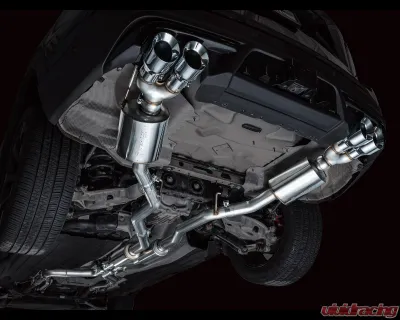 AWE Tuning Touring Edition Exhaust | 3" Diameter | 4.5" Chrome Silver Tips Ford Explorer 2020-2025|Lincoln Aviator 2020-2025 - 3015-42625