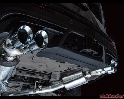 AWE Tuning Touring Edition Exhaust | 3" Diameter | 4.5" Chrome Silver Tips Ford Explorer 2020-2025|Lincoln Aviator 2020-2025 - 3015-42625