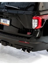 AWE Tuning Touring Edition Exhaust | 3" Diameter | 4.5" Chrome Silver Tips Ford Explorer 2020-2025|Lincoln Aviator 2020-2025                                     - 3015-42625 - Image 9