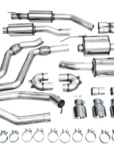 AWE Tuning Touring Edition Exhaust | 3" Diameter | 4.5" Chrome Silver Tips Ford Explorer 2020-2025|Lincoln Aviator 2020-2025                                     - 3015-42625 - Image 16