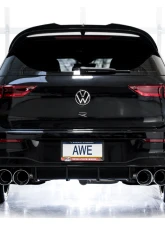 AWE Tuning Touring Edition Exhaust | 4.5" Quad Chrome Silver Tips Volkswagen Golf R 2022-2024                                     - 3015-42658 - Image 4