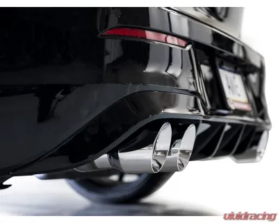 AWE Tuning Touring Edition Exhaust | 4.5" Quad Chrome Silver Tips Volkswagen Golf R 2022-2024 - 3015-42658