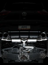 AWE Tuning Touring Edition Exhaust | 4.5" Quad Chrome Silver Tips Volkswagen Golf R 2022-2024                                     - 3015-42658 - Image 13