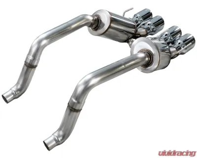 AWE Tuning Touring Axleback Exhaust Chrome Silver Chevrolet Corvette 2005-2008 - 3015-42660