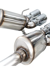 AWE Tuning Touring Axleback Exhaust Chrome Silver Chevrolet Corvette 2005-2008                                     - 3015-42660 - Image 3