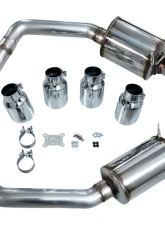 AWE Tuning Touring Axleback Exhaust Chrome Silver Chevrolet Corvette 2005-2008                                     - 3015-42660 - Image 4