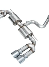 AWE Tuning Touring Edition Exhaust | 4.5" Quad Chrome Silver Tips Audi S3 2022-2024                                     - 3015-42897 - Image 13