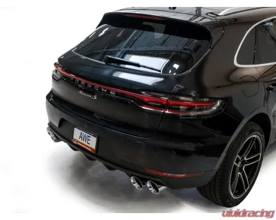 AWE Tuning Touring Edition Cat Back Exhaust | 3" Diameter | 4.5" Quad Chrome Silver Tips Porsche Macan 2019-2021 - 3015-42951
