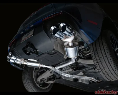 AWE Tuning Touring Edition Cat Back Exhaust | 3" Diameter | 4.5" Quad Chrome Silver Tips Porsche Macan 2019-2021 - 3015-42951