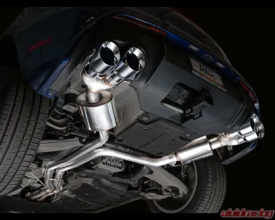 AWE Tuning Touring Edition Cat Back Exhaust | 3" Diameter | 4.5" Quad Chrome Silver Tips Porsche Macan 2022-2024 - 3015-42952