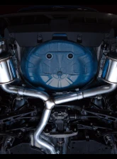 AWE Tuning Touring Edition Exhaust | 3" Diameter | 4" Quad Chrome Silver Tips Subaru WRX 2022-2025                                     - 3015-42979 - Image 2