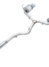 AWE Tuning Touring Edition Exhaust | 3" Diameter | 4" Quad Chrome Silver Tips Subaru WRX 2022-2025                                     - 3015-42979 - Image 8