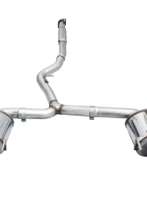 AWE Tuning Touring Edition Exhaust | 3" Diameter | 4" Quad Chrome Silver Tips Subaru WRX 2022-2025                                     - 3015-42979 - Image 9