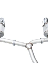AWE Tuning Touring Edition Exhaust | 3" Diameter | 4" Quad Chrome Silver Tips Subaru WRX 2022-2025                                     - 3015-42979 - Image 10