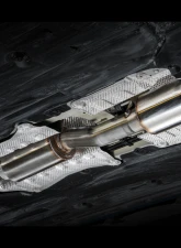 AWE Tuning Touring Edition Exhaust | 3" Diameter | 4.5" Triple Diamond Black Tips Honda Civic Type R 2017-2021                                     - 3015-43000 - Image 2