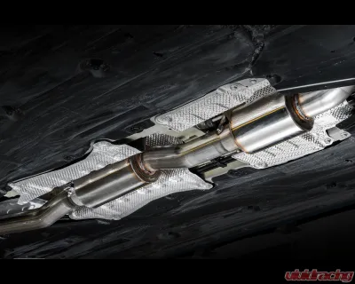 AWE Tuning Touring Edition Exhaust | 3" Diameter | 4.5" Triple Diamond Black Tips Honda Civic Type R 2017-2021 - 3015-43000