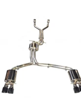 AWE Tuning Touring Edition Exhaust | 2.5" Diameter | 4" Quad Diamond Black Tips Audi S6 2013-2018                                     - 3015-43010 - Image 4