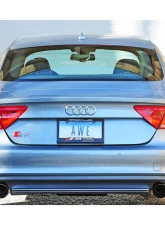 AWE Tuning Touring Edition Exhaust | 2.5" Diameter | 4" Quad Diamond Black Tips Audi S7 2013-2018                                     - 3015-43014 - Image 3